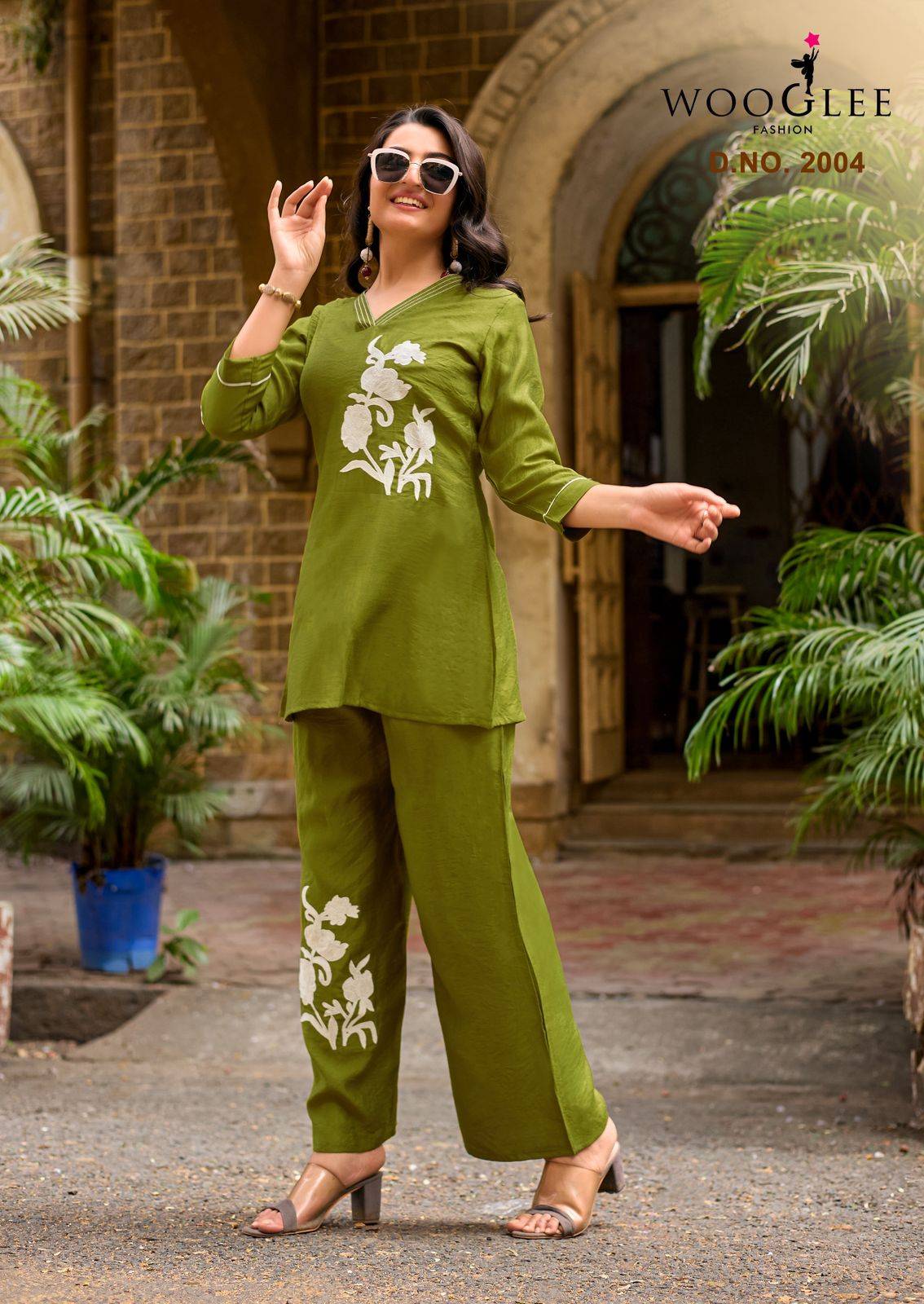 Livonia By WOOGLEE 2001 To 2005 Series Indian casual Viscose co-ord sets At Wholesale Price